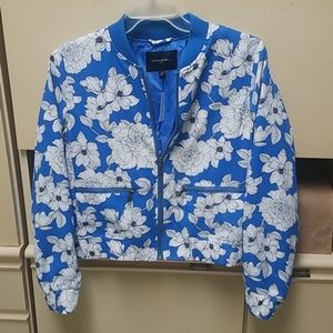 Fun Banana Republic floral bomber jacket NWT
